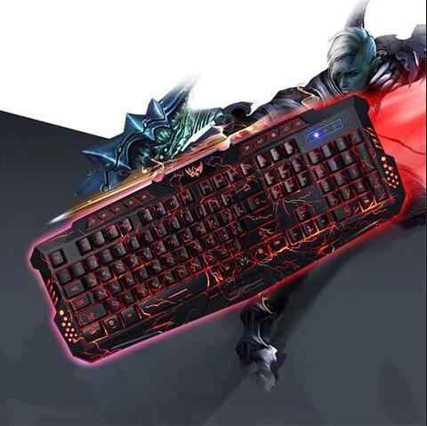 Gaming Keyboard with LED Backlighting